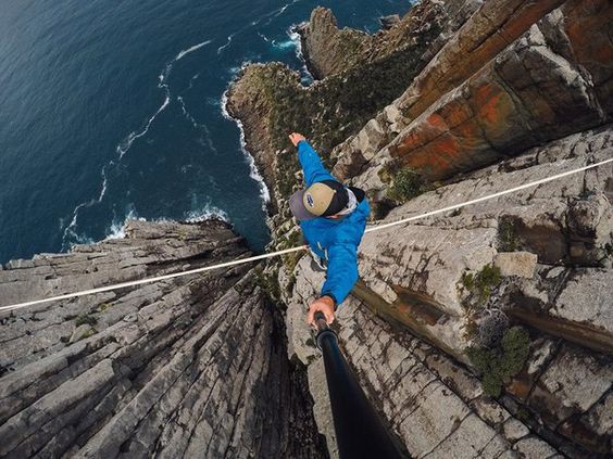 extreme selfie