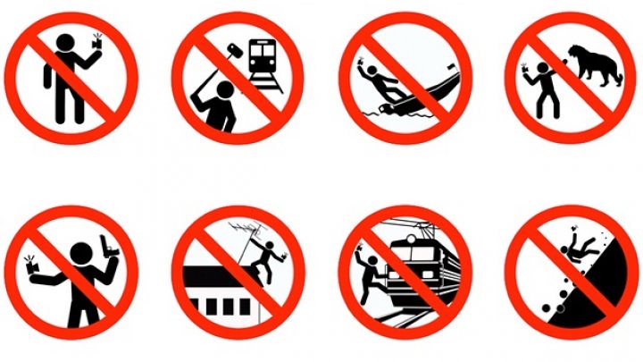 selfie yasak işaretleri