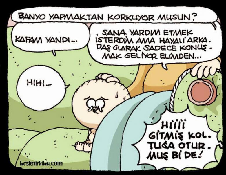 Fırat Karikatür, banyo