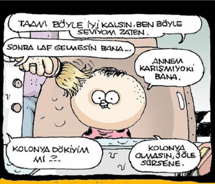 Fırat Karikatür, berber
