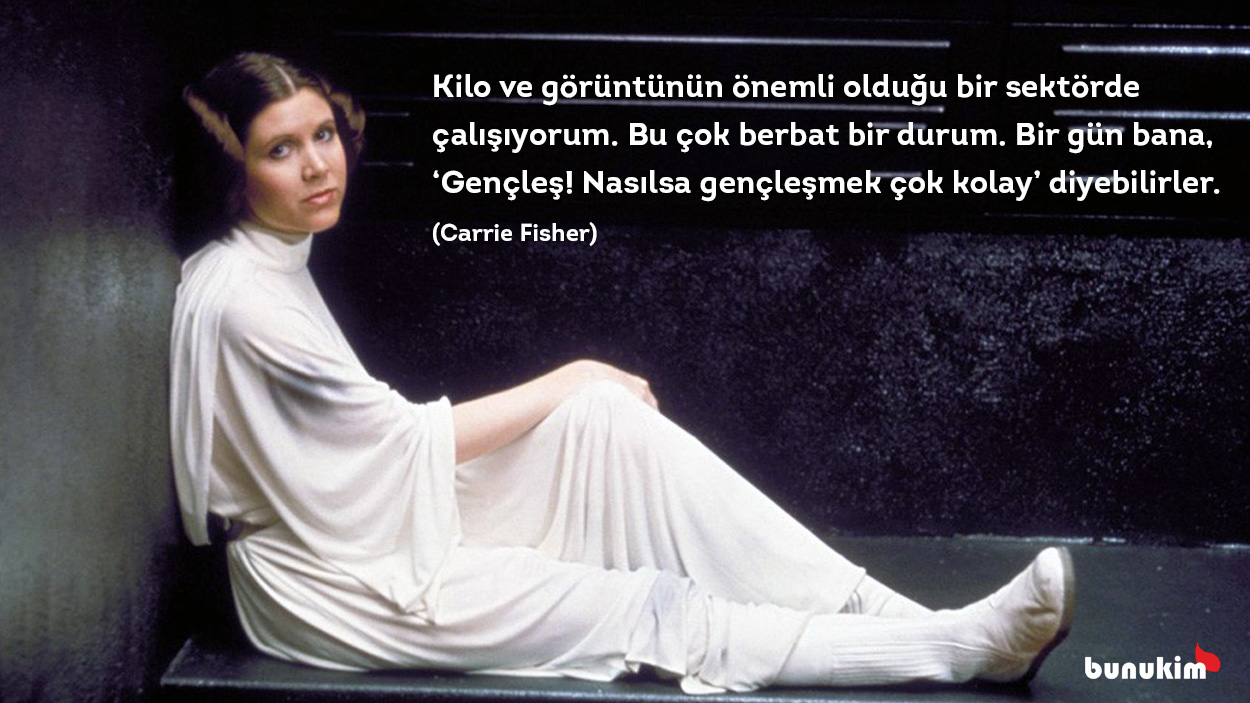 Carrie Fisher Prenses Leia