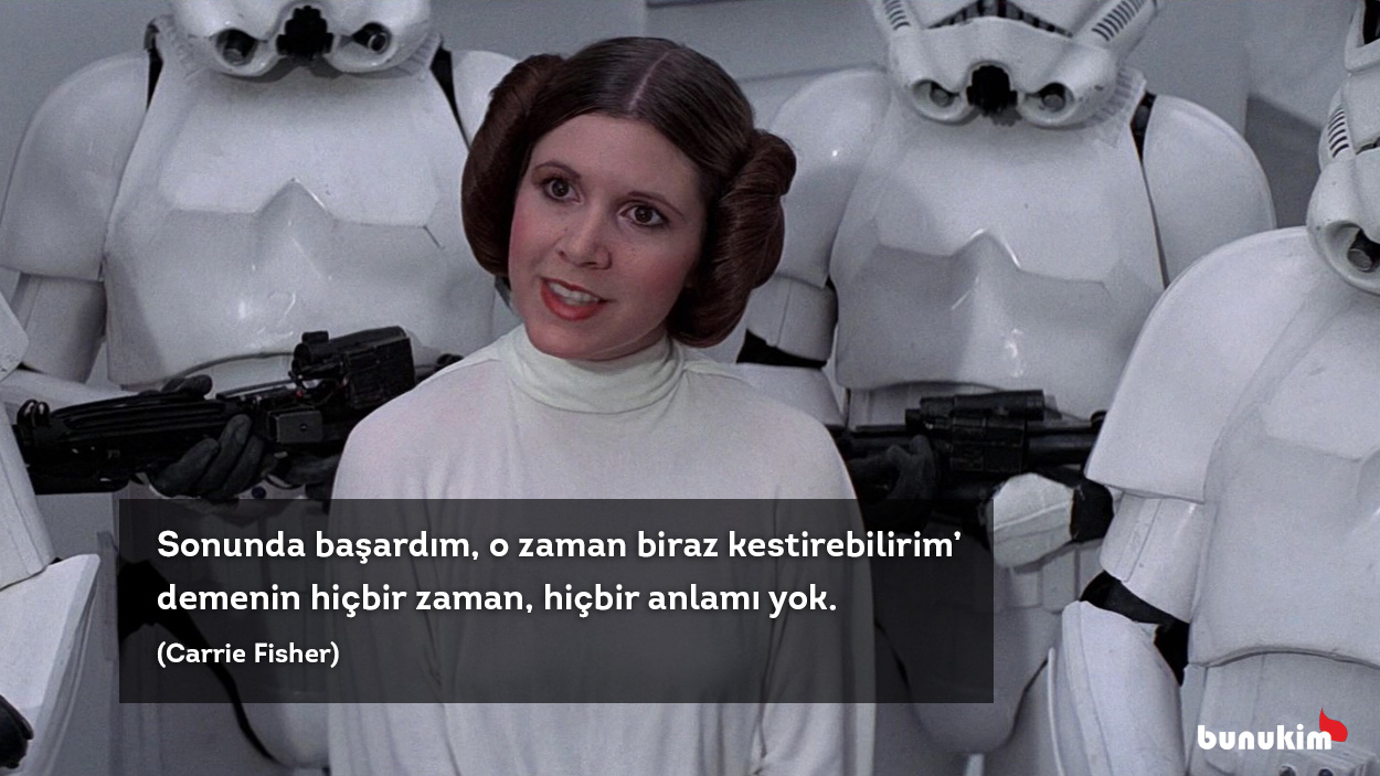 Carrie Fisher Prenses Leia