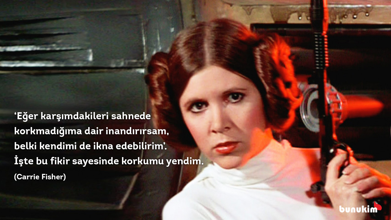 Carrie Fisher Prenses Leia