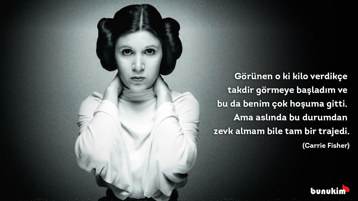 Carrie Fisher Prenses Leia