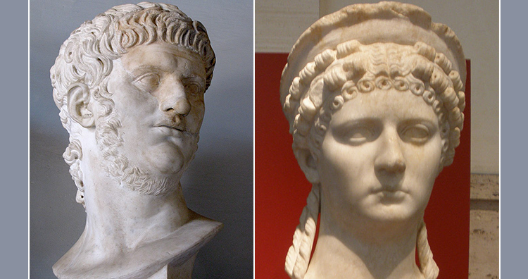 Nero ve eşi Poppaea Sabina